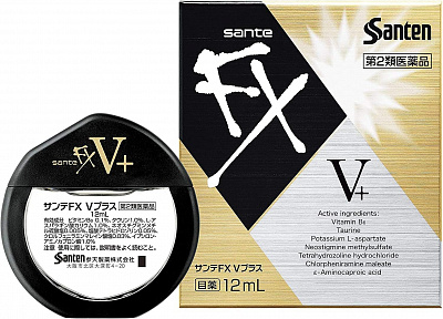 Капли для глаз витаминные SANTE FX V Plus, 12 мл.
