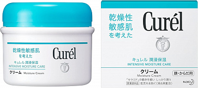 Kao  Curél Intensive Moisture Care Moisture Cream крем для сухой и чувствительной кожи, 90 гр