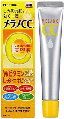 Средство для выведения пигментных пятен Rohto Mentholatum Melano CC