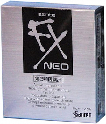 Капли для глаз освежающие SANTE FX Neo, 12 мл.