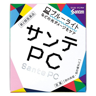 Капли для защиты глаз при работе с компьютером Sante PC, 12 мл.